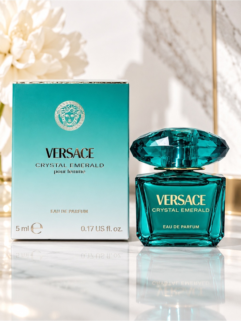 Versace Crystal Emerald Pour Femme EDP 5ml Mini Perfume NIB